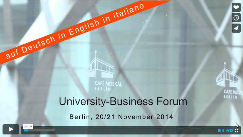 University-Business Forum Berlin screenshot